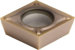 Sumitomo - CPGT32.50.5 Grade AC520U Carbide Turning Insert - TiAlN/AlCrN Finish, 80° Diamond, 3/8" Inscr Circle, 5/32" Thick, 0.0078" Corner Radius - Americas Industrial Supply