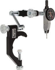 TESA Brown & Sharpe - 0.0005" Graduation, 0.03" Max Meas, 0-15-0 Dial Reading, Indicator & Base Kit - 2-1/2" Base Length x 3/8" Base Diam, 1" Dial Diam - Americas Industrial Supply