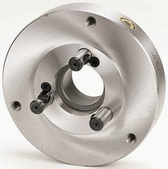 Buck Chuck Company - Adapter Back Plate for 15" Diam Self Centering Lathe Chucks - A1/2-11 Mount, 2" Through Hole Diam, 12.974mm ID, 15-3/4" OD, 1.141" Flange Height, Steel - Americas Industrial Supply