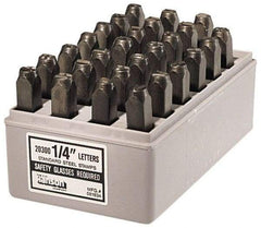 C.H. Hanson - 27 Piece, 3/32" Character Steel Stamp Set - Letters, Standard - Americas Industrial Supply