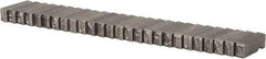 C.H. Hanson - 26 Piece, 1/4 Inch Character, Steel Type Set - 8 Character Capacity, A-Z Content - Americas Industrial Supply