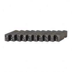 C.H. Hanson - 10 Piece, 1/4 Inch Character, Steel Type Set - 8 Character Capacity, 0-9 Content - Americas Industrial Supply