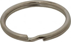 C.H. Hanson - 1" ID, 28mm OD, 3mm Thick, Split Ring - Carbon Spring Steel, Nickel Plated Finish - Americas Industrial Supply