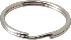 C.H. Hanson - 1-1/2" ID, 39mm OD, 4mm Thick, Split Ring - Carbon Spring Steel, Nickel Plated Finish - Americas Industrial Supply