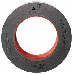 Camel Grinding Wheels - 24" Diam x 12" Hole x 6" Wide Centerless & Cylindrical Grinding Wheel - 80/120 Grit, Aluminum Oxide, Type 1, Medium/Fine Grade, Vitrified Bond, No Recess - Americas Industrial Supply