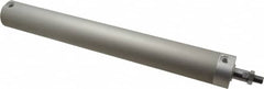 SMC PNEUMATICS - 1-1/2" Bore Double Acting Air Cylinder - 1/8 Port, 7/16-20 Rod Thread, 140 Max psi, 40 to 140°F - Americas Industrial Supply