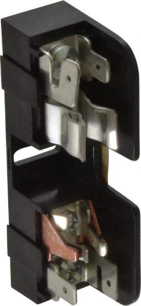 Ferraz Shawmut - 10 to 14 AWG, 600 VAC/VDC, 30 Amp, DIN Rail Mount, Screw Mount Fuse Block - 13/32 Inch Diameter x 1-1/2 Inch Fuse Length, 3.04 Inch Long x 3/4 Inch Wide x 1.31 Inch High Block - Americas Industrial Supply