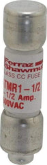 Ferraz Shawmut - 600 VAC/VDC, 1.5 Amp, Fast-Acting General Purpose Fuse - Clip Mount, 1-1/2" OAL, 100 at DC, 200 at AC kA Rating, 13/32" Diam - Americas Industrial Supply