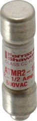 Ferraz Shawmut - 600 VAC/VDC, 2.5 Amp, Fast-Acting General Purpose Fuse - Clip Mount, 1-1/2" OAL, 100 at DC, 200 at AC kA Rating, 13/32" Diam - Americas Industrial Supply