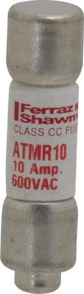 Ferraz Shawmut - 600 VAC/VDC, 10 Amp, Fast-Acting General Purpose Fuse - Clip Mount, 1-1/2" OAL, 100 at DC, 200 at AC kA Rating, 13/32" Diam - Americas Industrial Supply