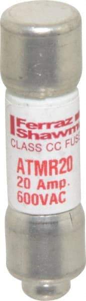 Ferraz Shawmut - 600 VAC/VDC, 20 Amp, Fast-Acting General Purpose Fuse - Clip Mount, 1-1/2" OAL, 100 at DC, 200 at AC kA Rating, 13/32" Diam - Americas Industrial Supply