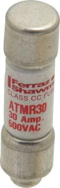 Ferraz Shawmut - 600 VAC/VDC, 30 Amp, Fast-Acting General Purpose Fuse - Clip Mount, 1-1/2" OAL, 100 at DC, 200 at AC kA Rating, 13/32" Diam - Americas Industrial Supply