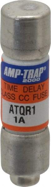 Ferraz Shawmut - 300 VDC, 600 VAC, 1 Amp, Time Delay General Purpose Fuse - Clip Mount, 1-1/2" OAL, 100 at DC, 200 at AC kA Rating, 13/32" Diam - Americas Industrial Supply