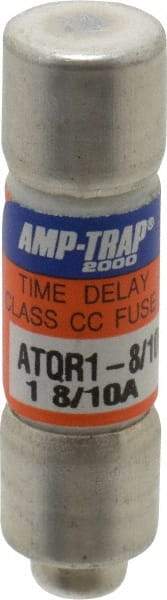 Ferraz Shawmut - 300 VDC, 600 VAC, 1.8 Amp, Time Delay General Purpose Fuse - Clip Mount, 1-1/2" OAL, 100 at DC, 200 at AC kA Rating, 13/32" Diam - Americas Industrial Supply