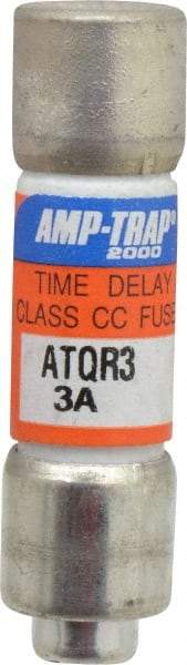 Ferraz Shawmut - 300 VDC, 600 VAC, 3 Amp, Time Delay General Purpose Fuse - Clip Mount, 1-1/2" OAL, 100 at DC, 200 at AC kA Rating, 13/32" Diam - Americas Industrial Supply