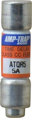 Ferraz Shawmut - 300 VDC, 600 VAC, 5 Amp, Time Delay General Purpose Fuse - Clip Mount, 1-1/2" OAL, 100 at DC, 200 at AC kA Rating, 13/32" Diam - Americas Industrial Supply