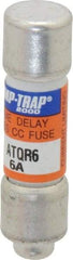 Ferraz Shawmut - 300 VDC, 600 VAC, 6 Amp, Time Delay General Purpose Fuse - Clip Mount, 1-1/2" OAL, 100 at DC, 200 at AC kA Rating, 13/32" Diam - Americas Industrial Supply