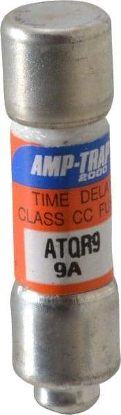 Ferraz Shawmut - 300 VDC, 600 VAC, 9 Amp, Time Delay General Purpose Fuse - Clip Mount, 1-1/2" OAL, 100 at DC, 200 at AC kA Rating, 13/32" Diam - Americas Industrial Supply