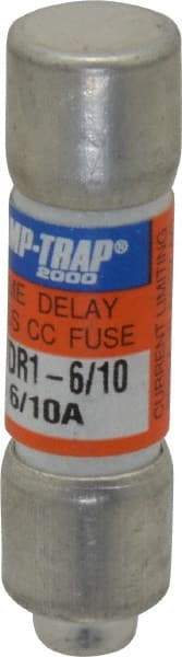 Ferraz Shawmut - 300 VDC, 600 VAC, 1.6 Amp, Time Delay General Purpose Fuse - Clip Mount, 1-1/2" OAL, 100 at DC, 200 at AC kA Rating, 13/32" Diam - Americas Industrial Supply