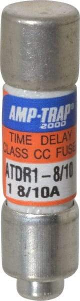 Ferraz Shawmut - 300 VDC, 600 VAC, 1.8 Amp, Time Delay General Purpose Fuse - Clip Mount, 1-1/2" OAL, 100 at DC, 200 at AC kA Rating, 13/32" Diam - Americas Industrial Supply