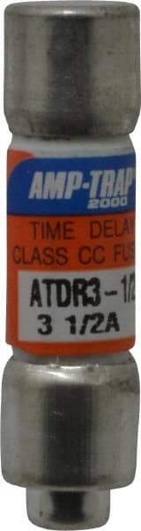 Ferraz Shawmut - 300 VDC, 600 VAC, 3.5 Amp, Time Delay General Purpose Fuse - Clip Mount, 1-1/2" OAL, 100 at DC, 200 at AC kA Rating, 13/32" Diam - Americas Industrial Supply