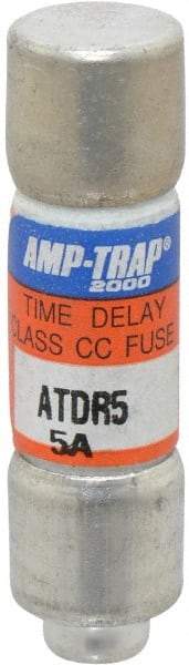 Ferraz Shawmut - 300 VDC, 600 VAC, 5 Amp, Time Delay General Purpose Fuse - Clip Mount, 1-1/2" OAL, 100 at DC, 200 at AC kA Rating, 13/32" Diam - Americas Industrial Supply