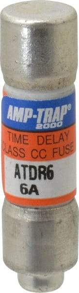 Ferraz Shawmut - 300 VDC, 600 VAC, 6 Amp, Time Delay General Purpose Fuse - Clip Mount, 1-1/2" OAL, 100 at DC, 200 at AC kA Rating, 13/32" Diam - Americas Industrial Supply