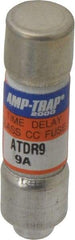 Ferraz Shawmut - 300 VDC, 600 VAC, 9 Amp, Time Delay General Purpose Fuse - Clip Mount, 1-1/2" OAL, 100 at DC, 200 at AC kA Rating, 13/32" Diam - Americas Industrial Supply