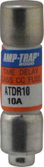 Ferraz Shawmut - 300 VDC, 600 VAC, 10 Amp, Time Delay General Purpose Fuse - Clip Mount, 1-1/2" OAL, 100 at DC, 200 at AC kA Rating, 13/32" Diam - Americas Industrial Supply