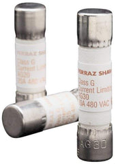 Ferraz Shawmut - 600 VAC, 8 Amp, Time Delay General Purpose Fuse - Clip Mount, 1-5/16" OAL, 100 at AC kA Rating, 13/32" Diam - Americas Industrial Supply