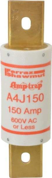 Ferraz Shawmut - 300 VDC, 600 VAC, 150 Amp, Fast-Acting General Purpose Fuse - Clip Mount, 5-3/4" OAL, 100 at DC, 200 at AC kA Rating, 1-5/8" Diam - Americas Industrial Supply