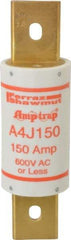 Ferraz Shawmut - 300 VDC, 600 VAC, 150 Amp, Fast-Acting General Purpose Fuse - Clip Mount, 5-3/4" OAL, 100 at DC, 200 at AC kA Rating, 1-5/8" Diam - Americas Industrial Supply