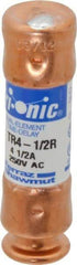 Ferraz Shawmut - 160 VDC, 250 VAC, 4.5 Amp, Time Delay General Purpose Fuse - Clip Mount, 50.8mm OAL, 20 at DC, 200 at AC kA Rating, 9/16" Diam - Americas Industrial Supply