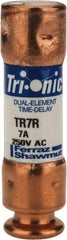 Ferraz Shawmut - 160 VDC, 250 VAC, 7 Amp, Time Delay General Purpose Fuse - Clip Mount, 50.8mm OAL, 20 at DC, 200 at AC kA Rating, 9/16" Diam - Americas Industrial Supply