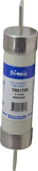 Ferraz Shawmut - 600 VAC/VDC, 175 Amp, Time Delay General Purpose Fuse - Clip Mount, 9-5/8" OAL, 100 at DC, 200 at AC kA Rating, 1-13/16" Diam - Americas Industrial Supply