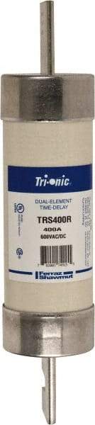 Ferraz Shawmut - 600 VAC/VDC, 400 Amp, Time Delay General Purpose Fuse - Clip Mount, 11-5/8" OAL, 100 at DC, 200 at AC kA Rating, 2-9/16" Diam - Americas Industrial Supply