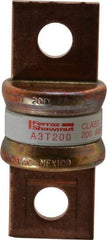 Ferraz Shawmut - 160 VDC, 300 VAC, 200 Amp, Fast-Acting General Purpose Fuse - Bolt-on Mount, 2-7/16" OAL, 200 at AC, 50 at DC kA Rating, 1-1/16" Diam - Americas Industrial Supply