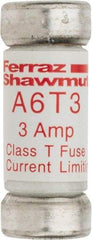 Ferraz Shawmut - 300 VDC, 600 VAC, 3 Amp, Fast-Acting General Purpose Fuse - Clip Mount, 1-1/2" OAL, 100 at DC, 200 at AC kA Rating, 9/16" Diam - Americas Industrial Supply