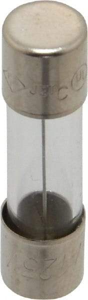 Ferraz Shawmut - 125 VAC, 6 Amp, Fast-Acting Miniature Glass Fuse - Clip Mount, 1" OAL, 10 at AC kA Rating, 1/4" Diam - Americas Industrial Supply