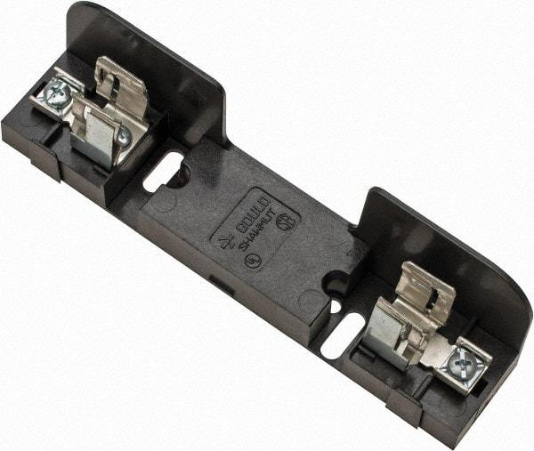 Ferraz Shawmut - 1, 2, 3 Pole, 10 to 14 AWG, 250/600 VAC/VDC, 30 Amp, Screw Mount Fuse Block - 5/16 Inch Diameter x 7 Inch Long x 1.46 Inch Wide x 2 Inch High Block - Americas Industrial Supply