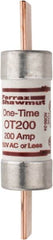 Ferraz Shawmut - 250 VAC/VDC, 200 Amp, Fast-Acting General Purpose Fuse - Clip Mount, 7-1/8" OAL, 20 at DC, 50 at AC kA Rating, 1-9/16" Diam - Americas Industrial Supply