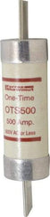 Ferraz Shawmut - 300 VDC, 600 VAC, 500 Amp, Fast-Acting General Purpose Fuse - Clip Mount, 13-3/8" OAL, 20 at DC, 50 at AC kA Rating, 3-1/8" Diam - Americas Industrial Supply