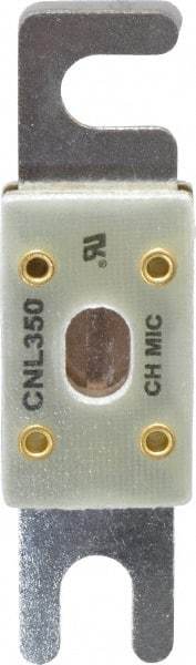 Ferraz Shawmut - 350 Amp Visible Link Flat Forklift & Truck Fuse - 32VAC, 32VDC, 3.18" Long x 0.75" Wide, Littelfuse CNL350, Bussman ANL350, Ferraz Shawmut CNL350 - Americas Industrial Supply