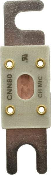 Ferraz Shawmut - 80 Amp Visible Link Flat Forklift & Truck Fuse - 125VAC, 48VDC, 3.18" Long x 0.75" Wide, Littelfuse CNN80, Bussman ANN80, Ferraz Shawmut CNN80 - Americas Industrial Supply