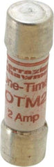 Ferraz Shawmut - 250 VAC, 2 Amp, Fast-Acting General Purpose Fuse - Clip Mount, 1-1/2" OAL, 10 at AC kA Rating, 13/32" Diam - Americas Industrial Supply