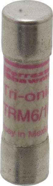 Ferraz Shawmut - 250 VAC, 0.6 Amp, Time Delay General Purpose Fuse - Clip Mount, 1-1/2" OAL, 10 at AC kA Rating, 13/32" Diam - Americas Industrial Supply