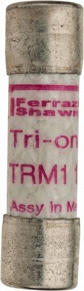 Ferraz Shawmut - 250 VAC, 1.25 Amp, Time Delay General Purpose Fuse - Clip Mount, 1-1/2" OAL, 10 at AC kA Rating, 13/32" Diam - Americas Industrial Supply