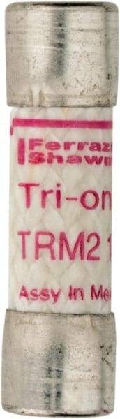 Ferraz Shawmut - 250 VAC, 2.25 Amp, Time Delay General Purpose Fuse - Clip Mount, 1-1/2" OAL, 10 at AC kA Rating, 13/32" Diam - Americas Industrial Supply