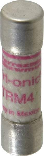 Ferraz Shawmut - 250 VAC, 4 Amp, Time Delay General Purpose Fuse - Clip Mount, 1-1/2" OAL, 10 at AC kA Rating, 13/32" Diam - Americas Industrial Supply