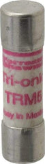 Ferraz Shawmut - 250 VAC, 5 Amp, Time Delay General Purpose Fuse - Clip Mount, 1-1/2" OAL, 10 at AC kA Rating, 13/32" Diam - Americas Industrial Supply